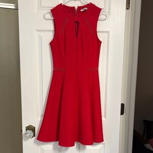 Mystic Red Sleeveless Mini Dress